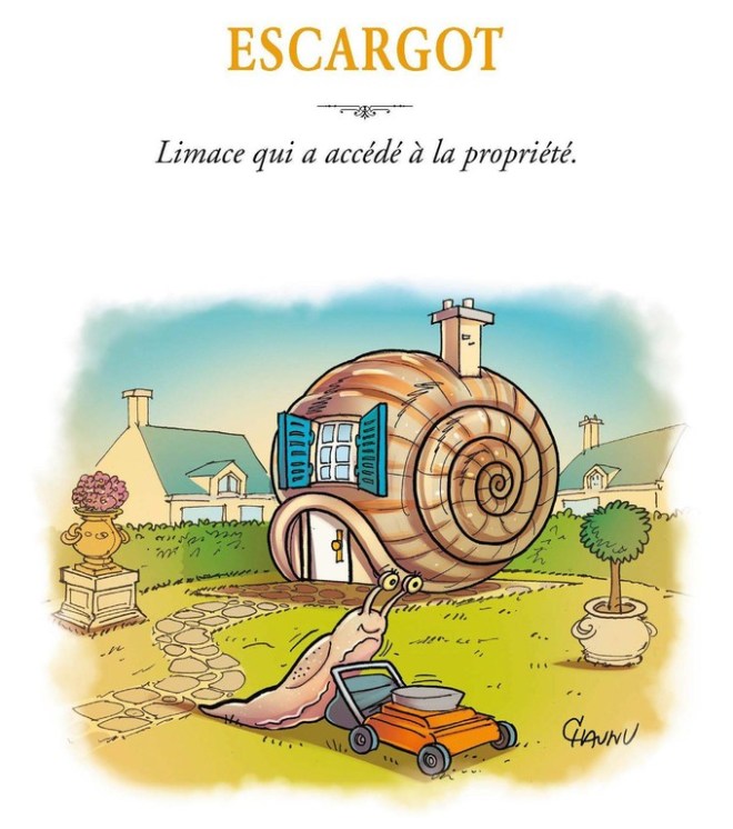Laurent Baffie - Chaunu - Dictionnaire illustré - Kero - Jungle - escargot