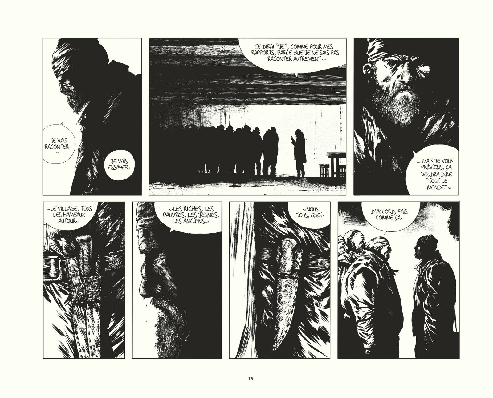 Le Rapport de Brodeck – Tome 1 – L’autre – Manu Larcenet – Dargaud