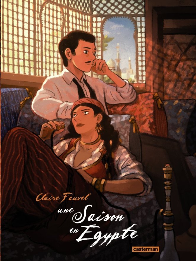 Une saison en Égypte Claire Fauvel Casterman Couverture
