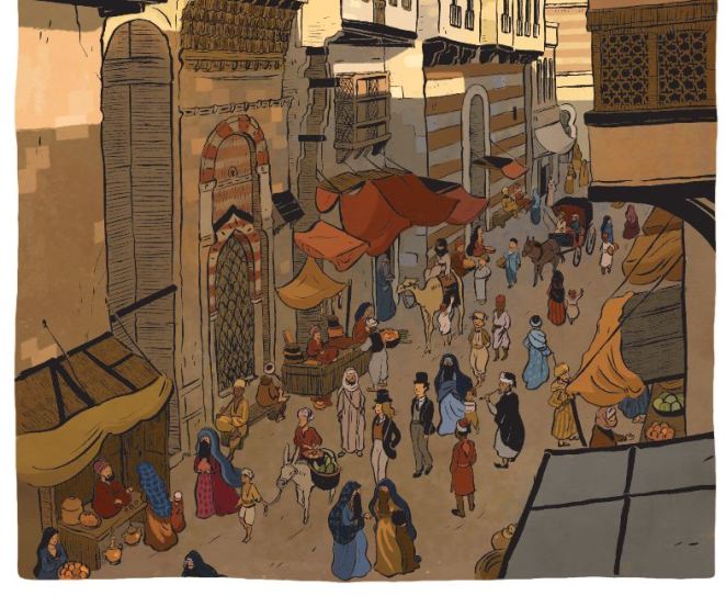 Une saison en Égypte Claire Fauvel Casterman rue