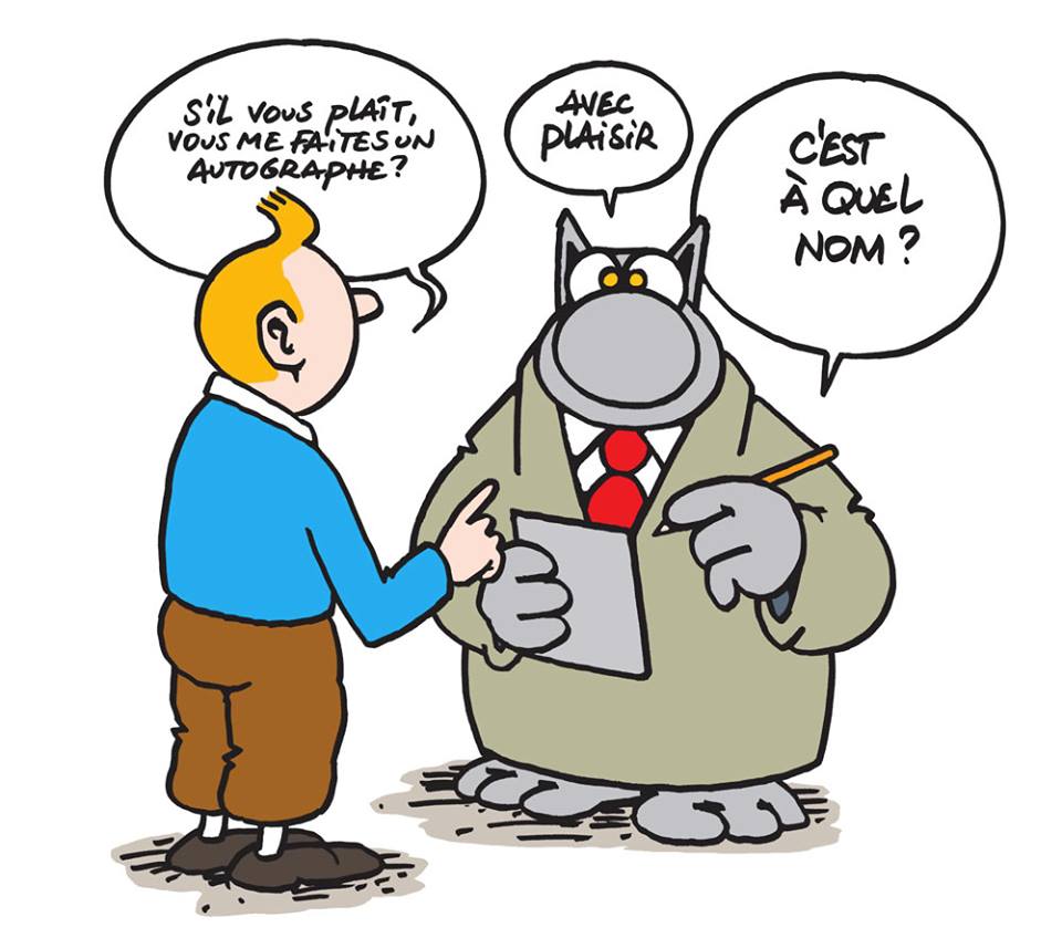 Philippe Geluck - Le Chat fait des petits - Tintin