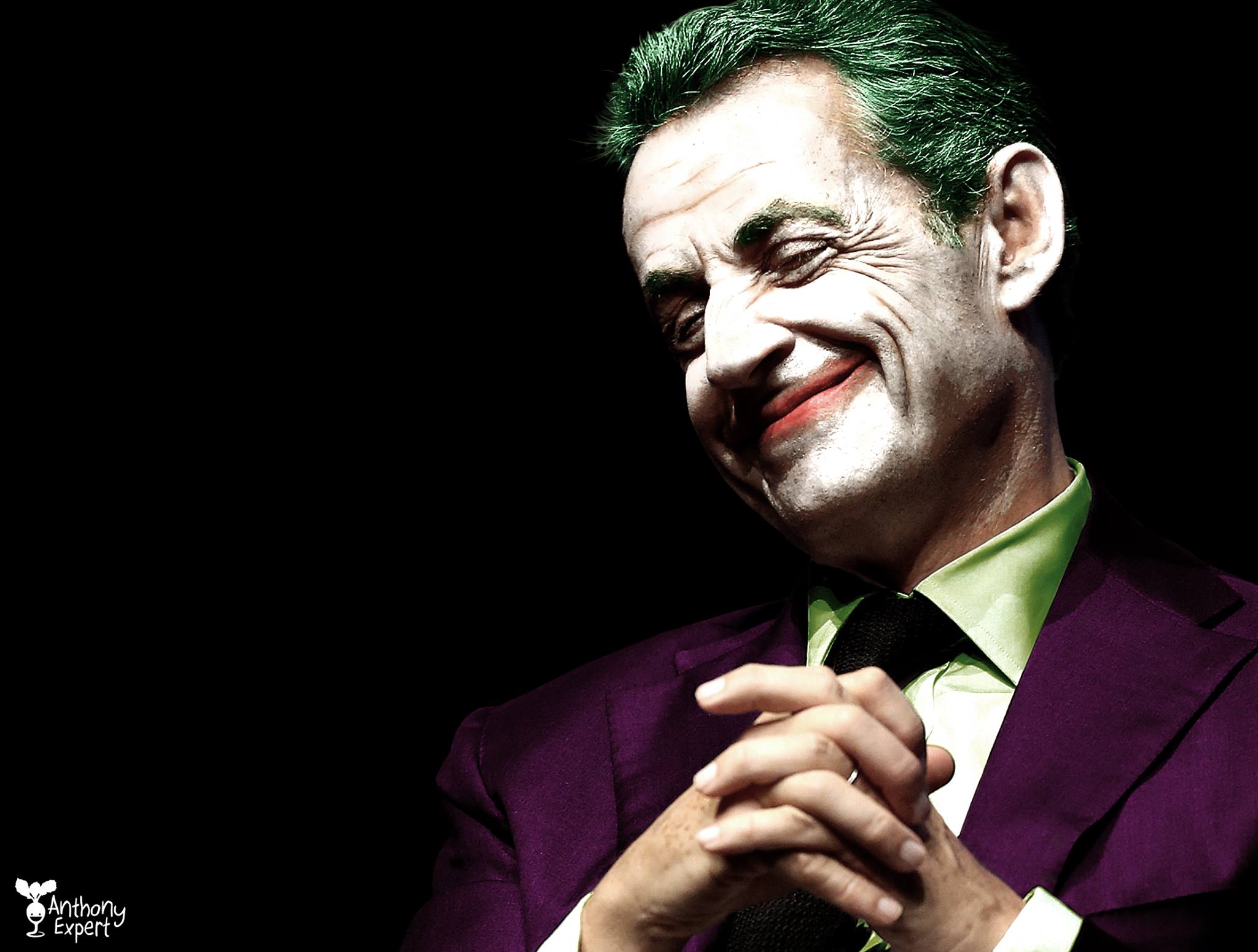 Nicolas Sarkozy en Joker © Anthony Expert