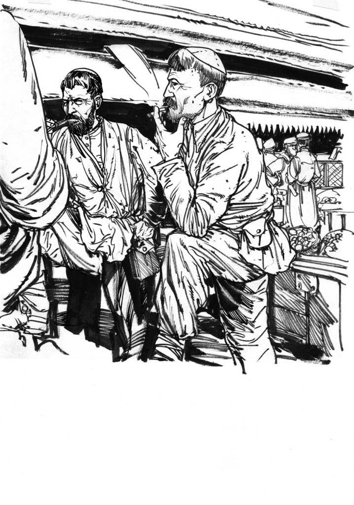 Croquis préparatoires ©Éric Liberge