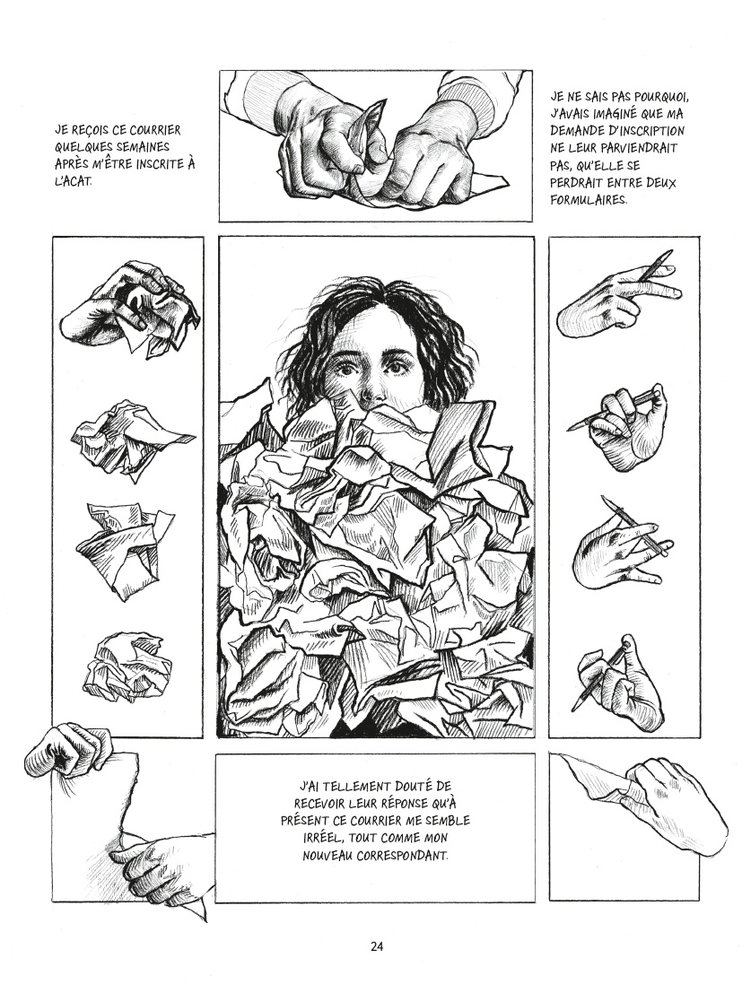 Perpendiculaire au soleil de Valentine Cuny-Le Callet: des petits avions de  papier créatifs pour rendre espoir et humanité dans les couloirs de la mort  – Branchés Culture