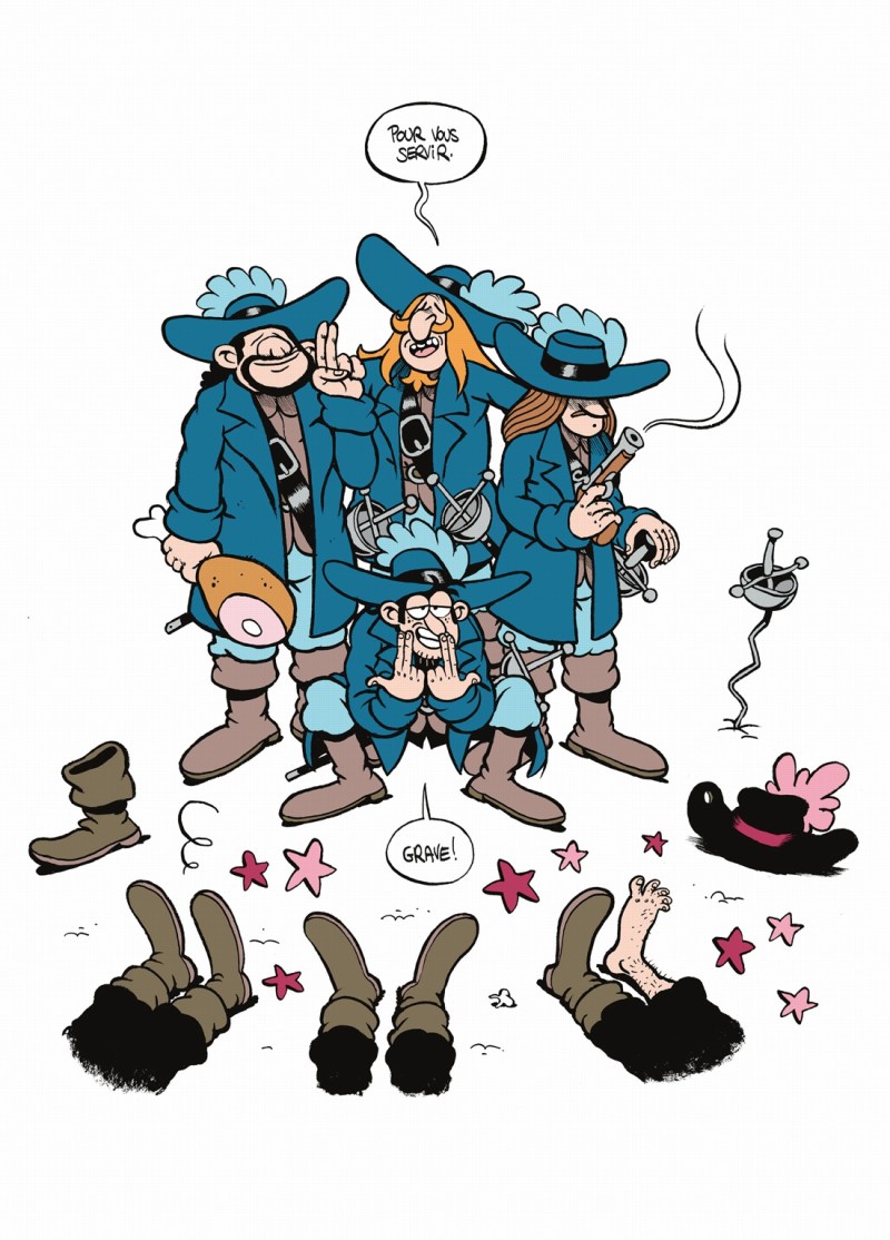 Un pour tous, tous pour rire: avec les mousquetaires Erre et Rochier ...